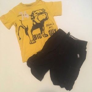 Sz t Carter’s top and shorts outfit Bulldog